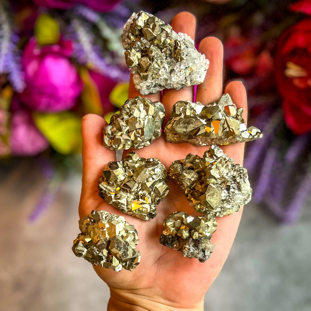 Raw Pyrite Clusters 25-50gr