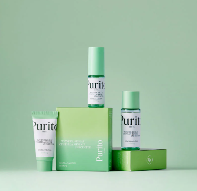 Purito Wonder Releaf Centella Unscented Kit Mini 3pc