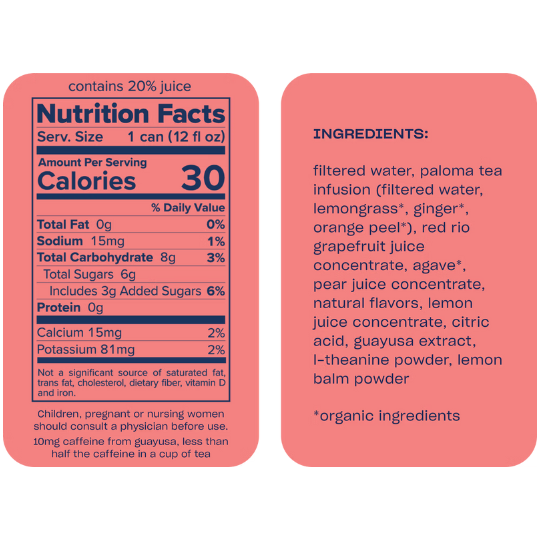 Recess Mocktail Grapefruit Paloma 12oz