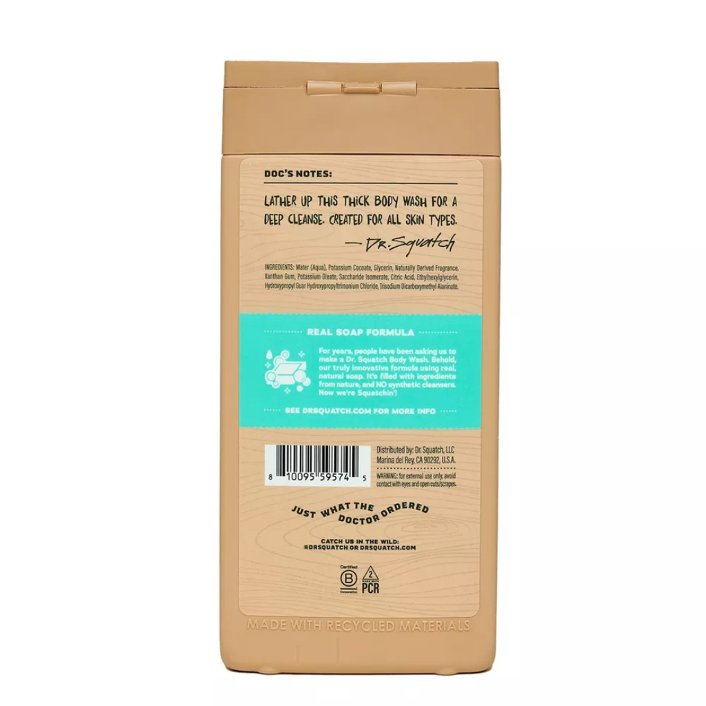 Dr Squatch Body Wash Coconut Castaway 14oz