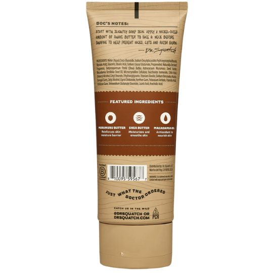Dr Squatch Easy Glide Shave Butter Wood Barrel