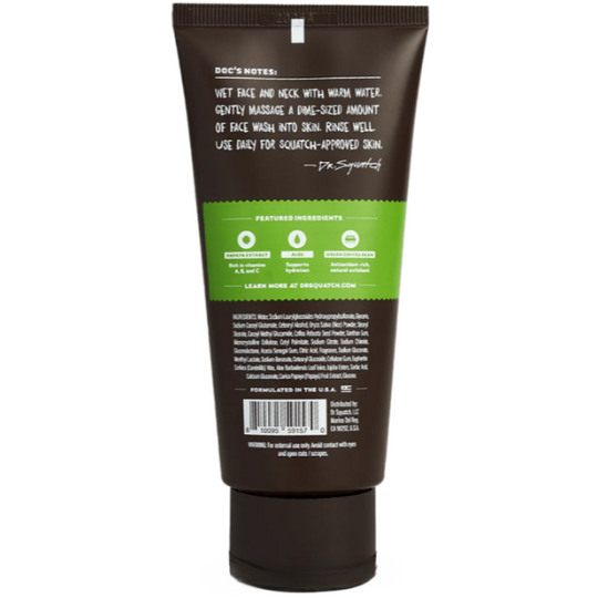 Dr Squatch Face Wash Cool Fresh Aloe