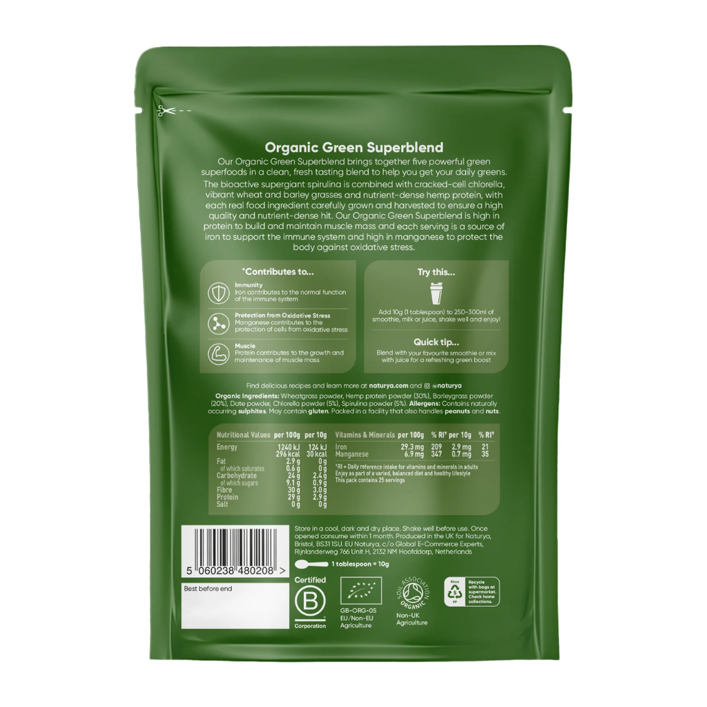 Naturya Organic Green Superblend 250g