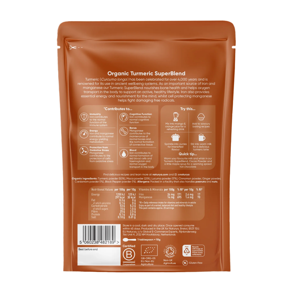 Naturya Organic Turmeric Superblend 250g