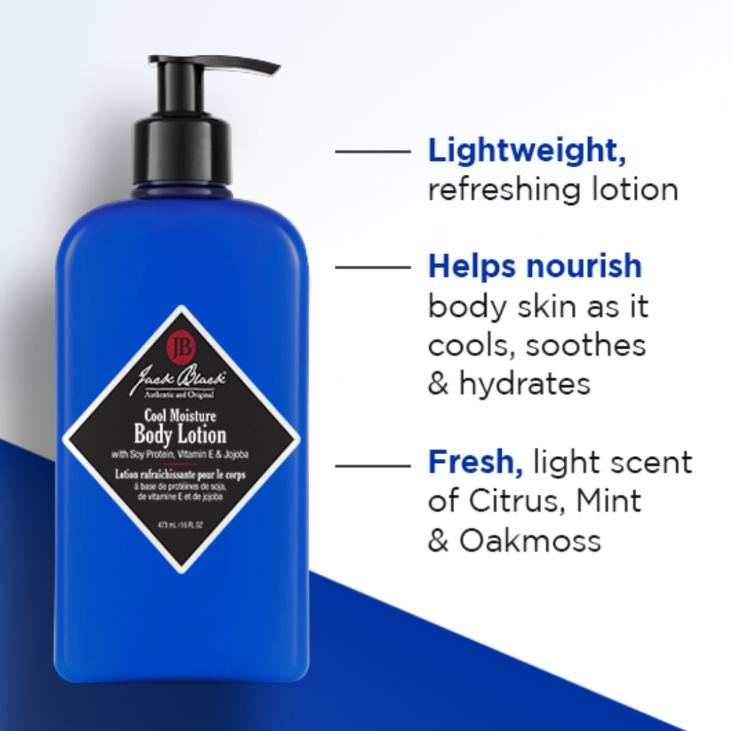 Jack Black Cool Moisture Body Lotion 16 oz