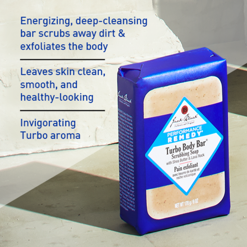 Jack Black Turbo Body Bar Scrubbing Soap 6oz