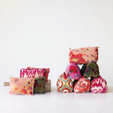 Quilted Velvet Printed Pouch Assorted