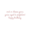Greeting Card Wine Years