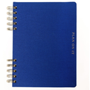 Fabric Covered Journal With Bookmarks Cobalt Blue 6 x 8in