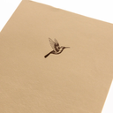 Vegan Leather Journal Hummingbird 6 x 8in