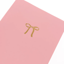Vegan Leather Journal Pretty Bow 6 x 8in