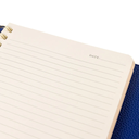 Vegan Leather Wrap Journal Cobalt Blue 6 x 8in