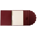 Vegan Leather Wrap Journal Plum Red 6in x 8in