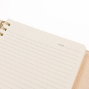Vegan Leather Wrap Journal Taupe 6 x 8in