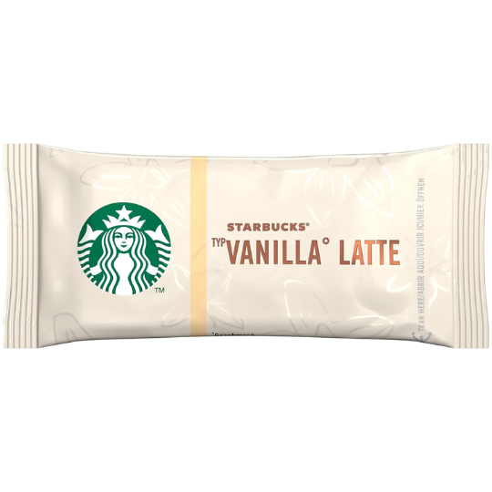 Starbucks Vanilla Latte Instant Coffee Sachets 5x21.5g 