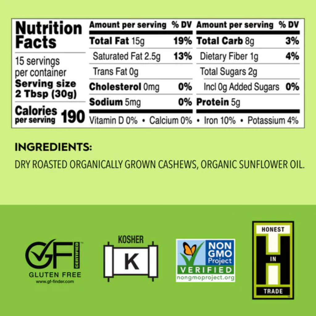 Once Again Cremy Cashew Butter 16oz