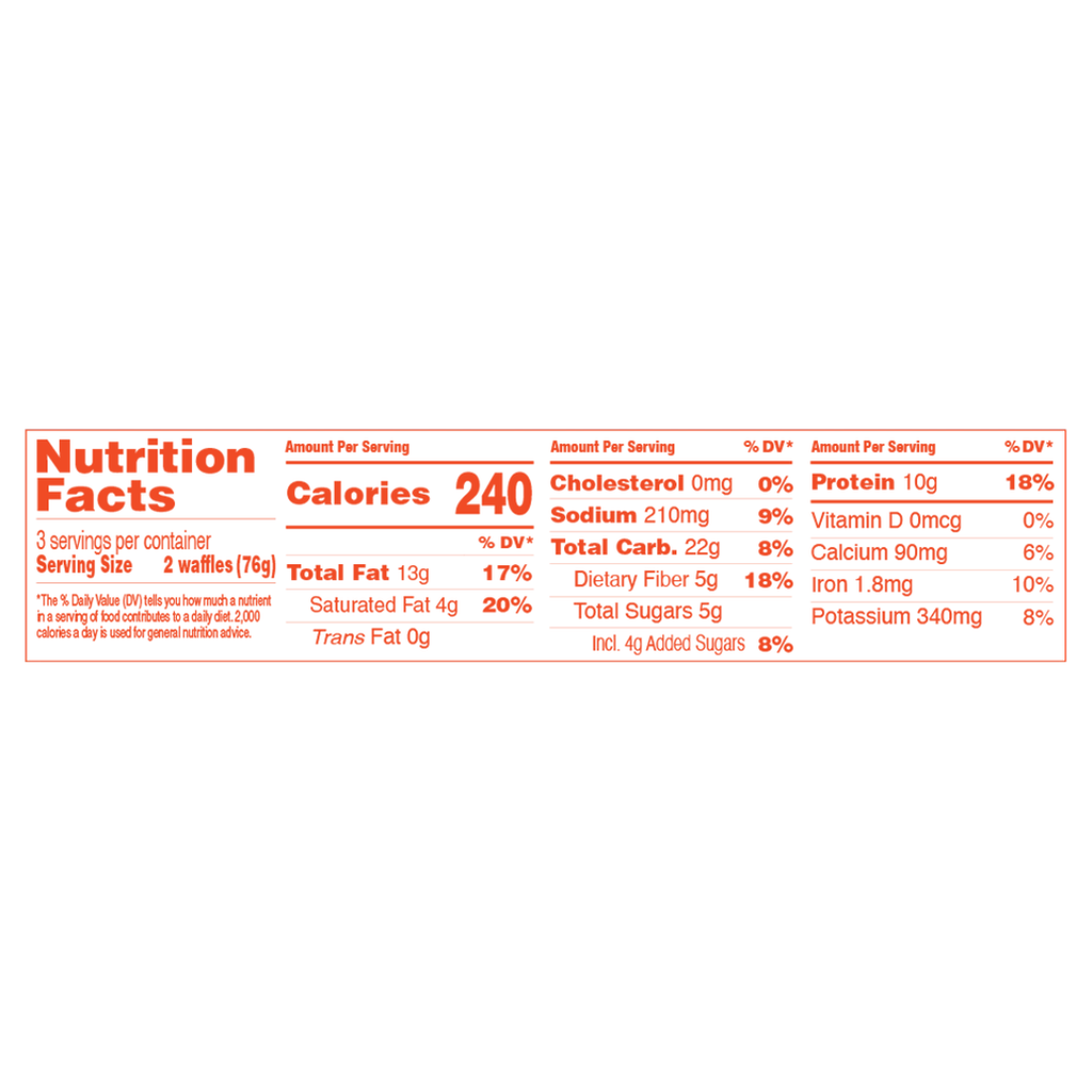 Banza Protein Waffles Homestyle 8oz