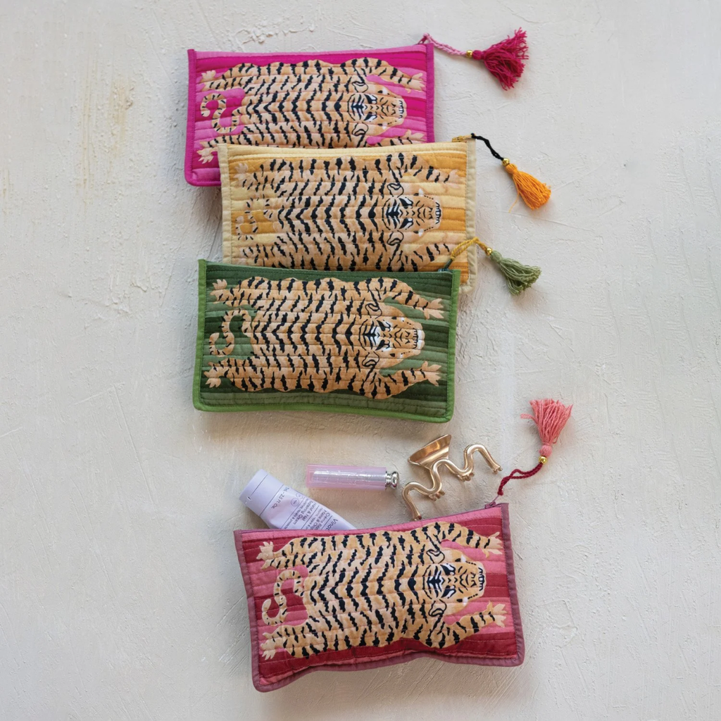 Tibetan Tiger Cotton Voile Pouch Assorted
