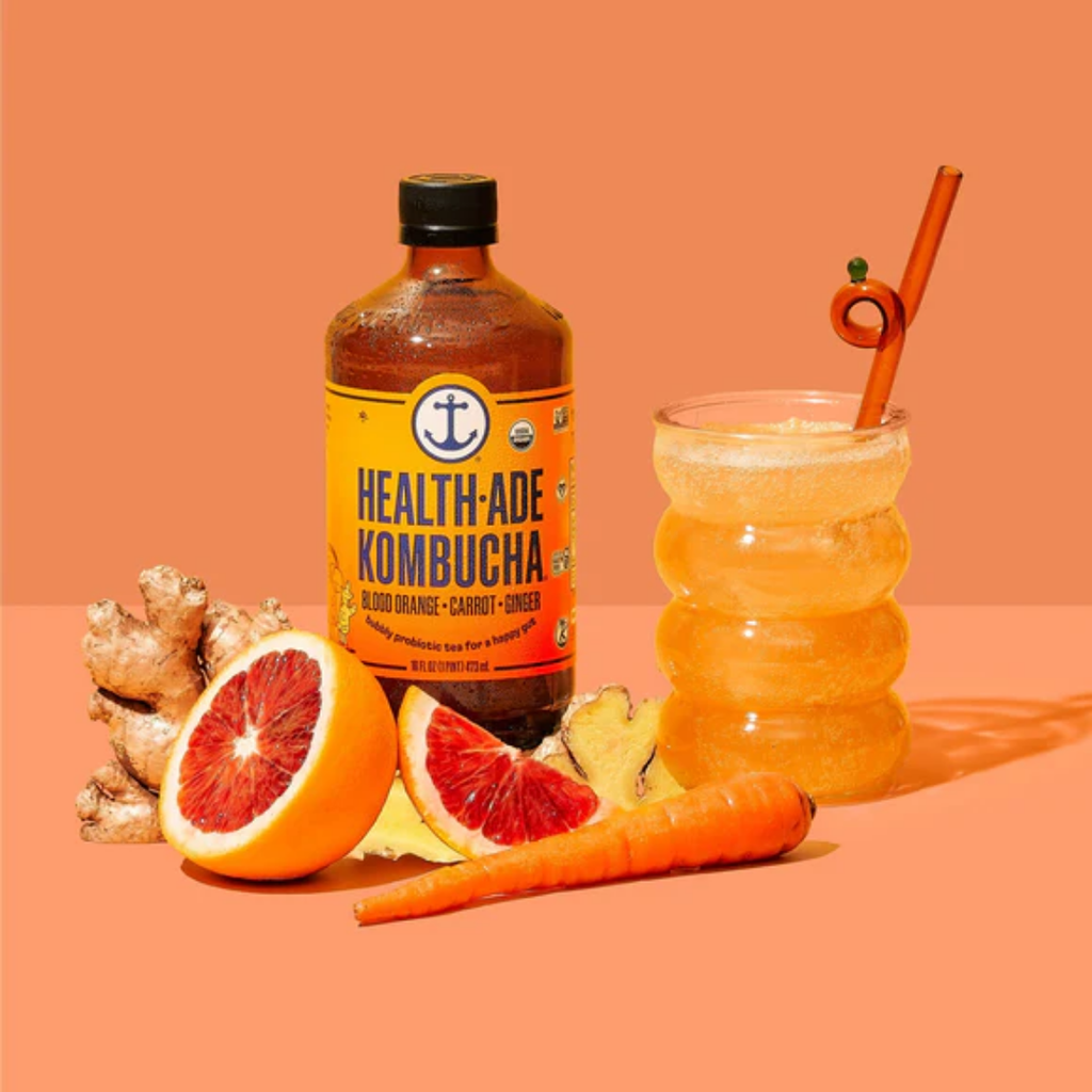 Health-ade Kombucha Blood Orange Carrot Ginger 16oz
