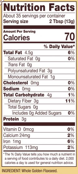 Bob's Red Mill Organic Gold Flaxseed Meal 16oz
