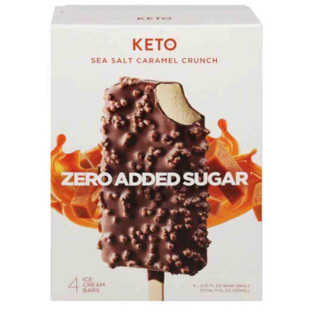 Keto Bar Sea Salt Caramel Crunch 4ct