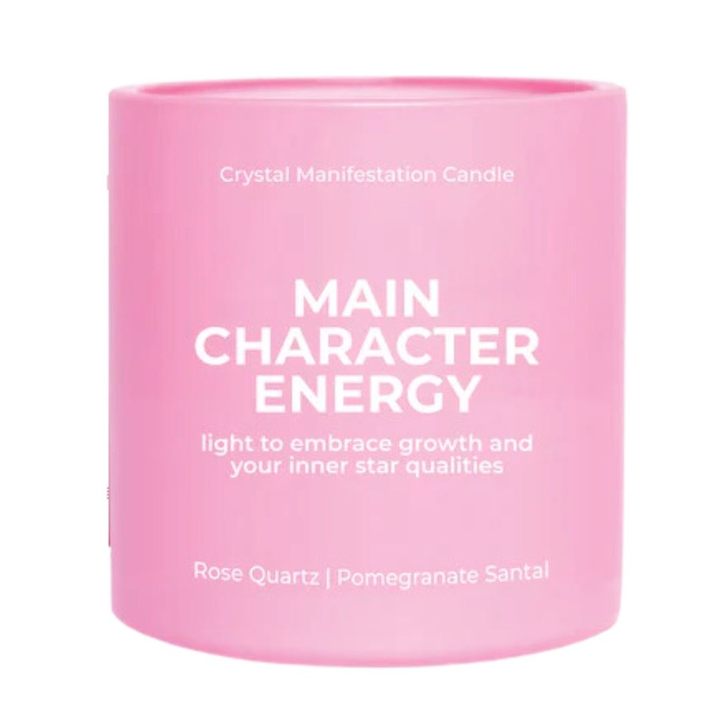 Main Character Energy Crystal Manifestation Candle