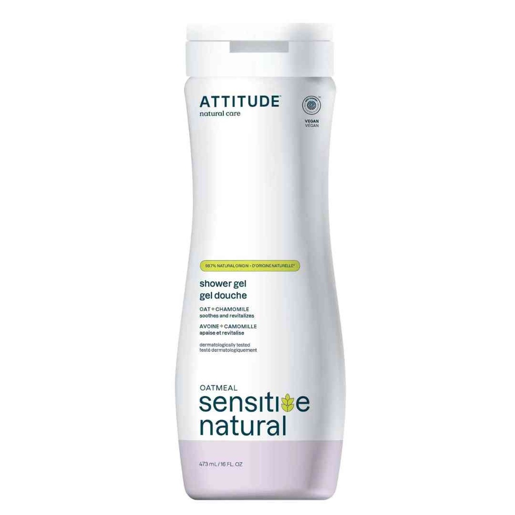 Attitude Sensitive Skin Soothing & Calming Chamomile Shower Gel 16oz