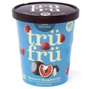 Tru Fru Frozen Raspberries In White & Dark Chocolate 5oz
