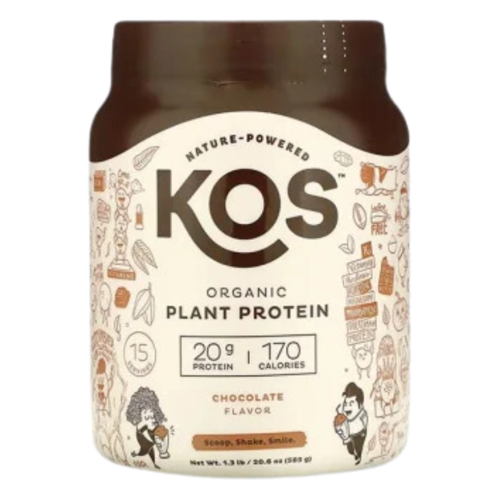 Kos Organic Plant Based Chocolate Protein Powder 19.6oz