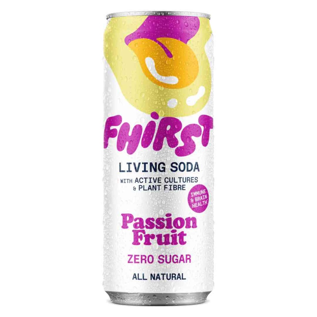 Fhirst Living Soda Passion Fruit 330ml