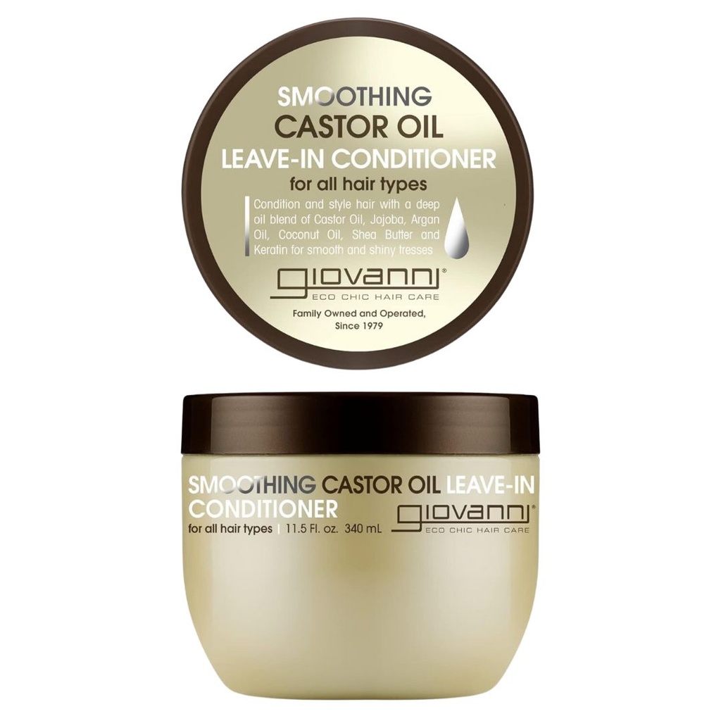 Giovanni Smoothing Castor Oil Leave-In Conditioner 11.5oz