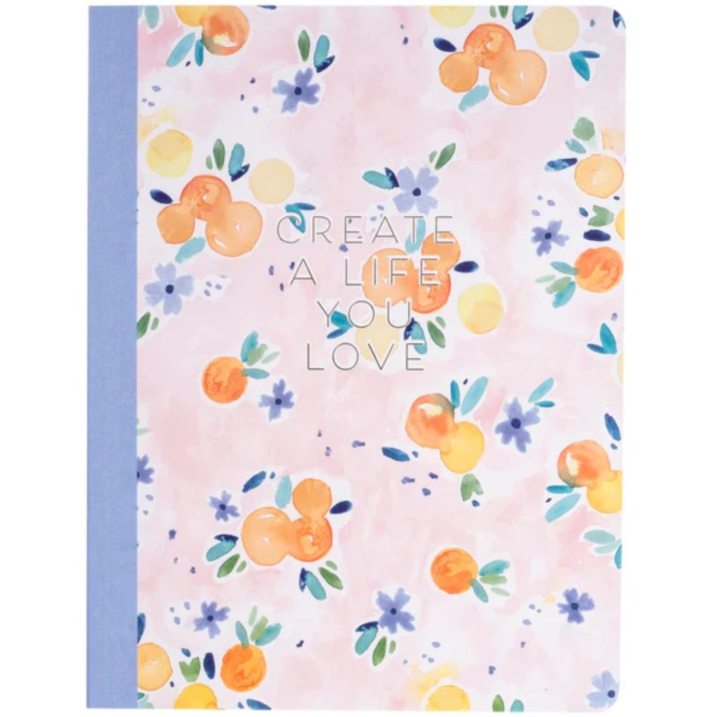 Orange Blossom Bullet Journal 8x10in