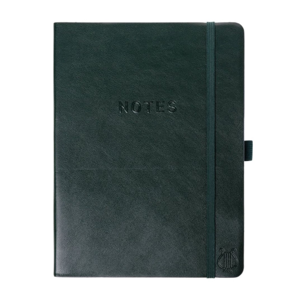 Apollo Green Vegan Leather Journal 6in x 8in