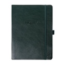 Apollo Green Vegan Leather Journal 6in x 8in
