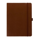 Apollo Brown Vegan Leather Journal 6in x 8in