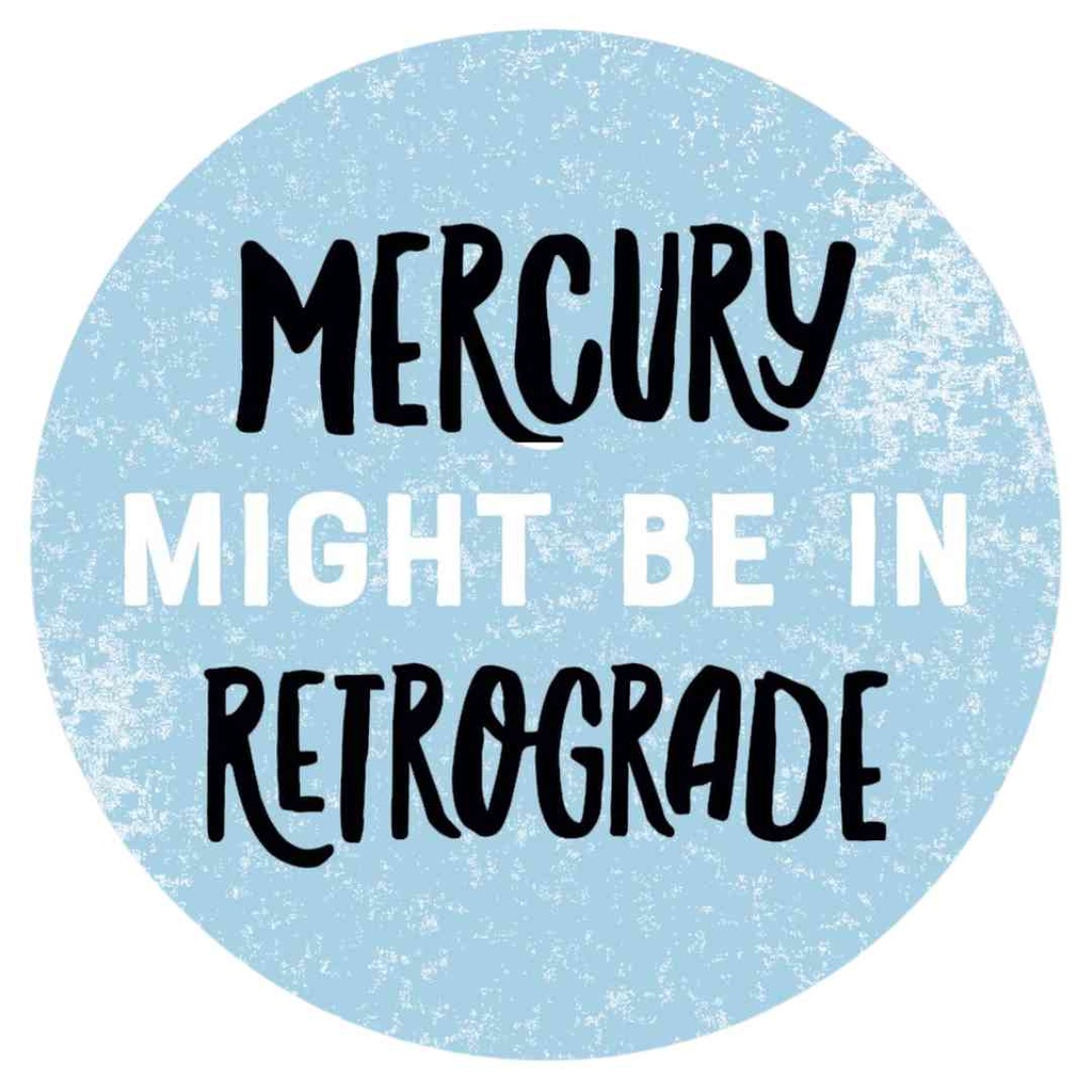 Mercury Retrograde Sticker
