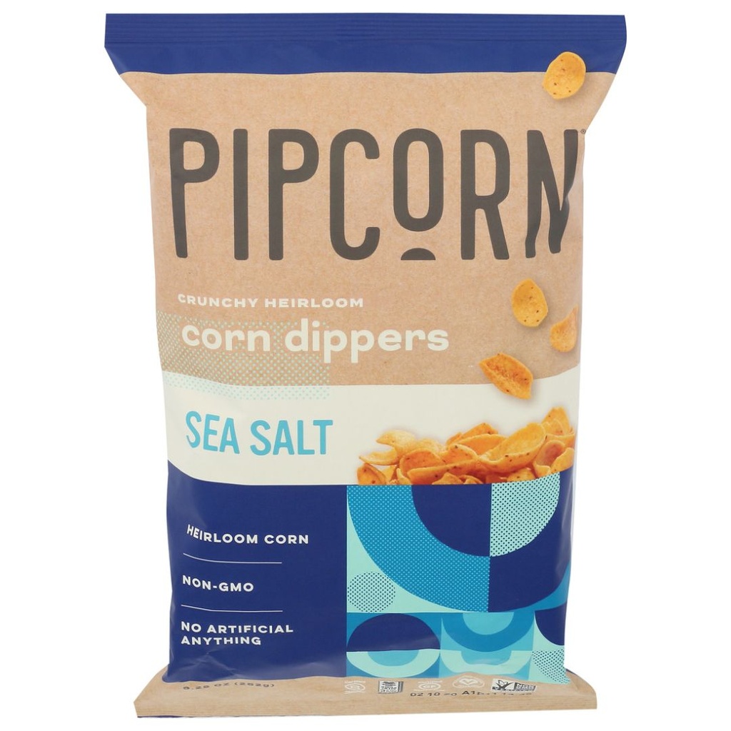 Pipcorn Corn Dippers Sea Salt 9.25oz