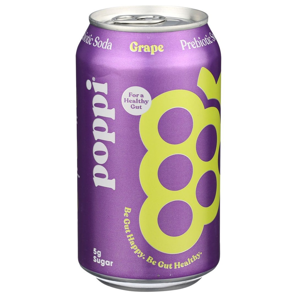 Poppi Prebiotic Drink Grape 12oz