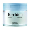 Torriden Dive-In Low Molecular Hyaluronic Acid Toner Pads 80ct