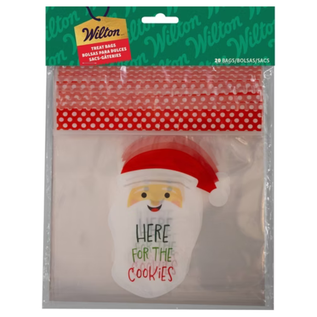 Wilton Here For The Cookies Resealable Treat Bag 20ct
