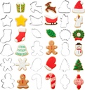 Wilton Holiday Metal Cookie Cutter Set 18pc