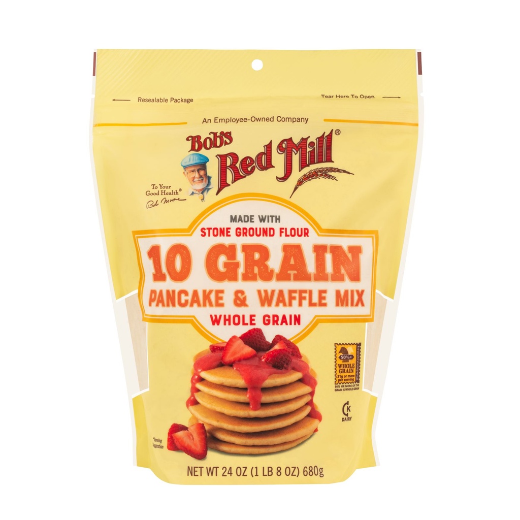 Bob's Red Mill 10 Grain Pancake & Waffle Mix 24oz