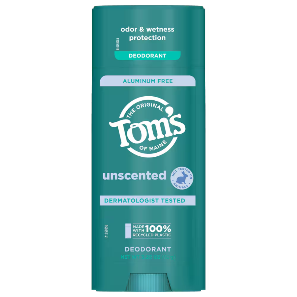 Tom's Of Maine Natural Deodorant Unscented 3.25oz