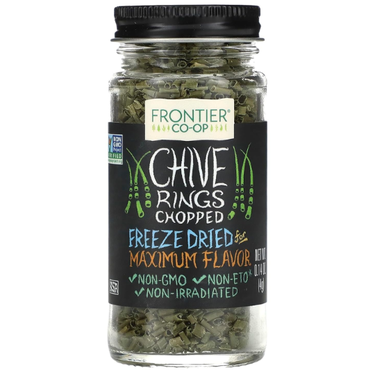 Frontier Co-op Freeze Dried Cut Chives Rings 0.14oz