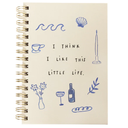 Spiral Hard Cover Journal This Little Life 6in x 8in