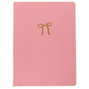 Vegan Leather Journal Pretty Bow 6 x 8in