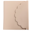 Vegan Leather Wrap Journal Taupe 6 x 8in