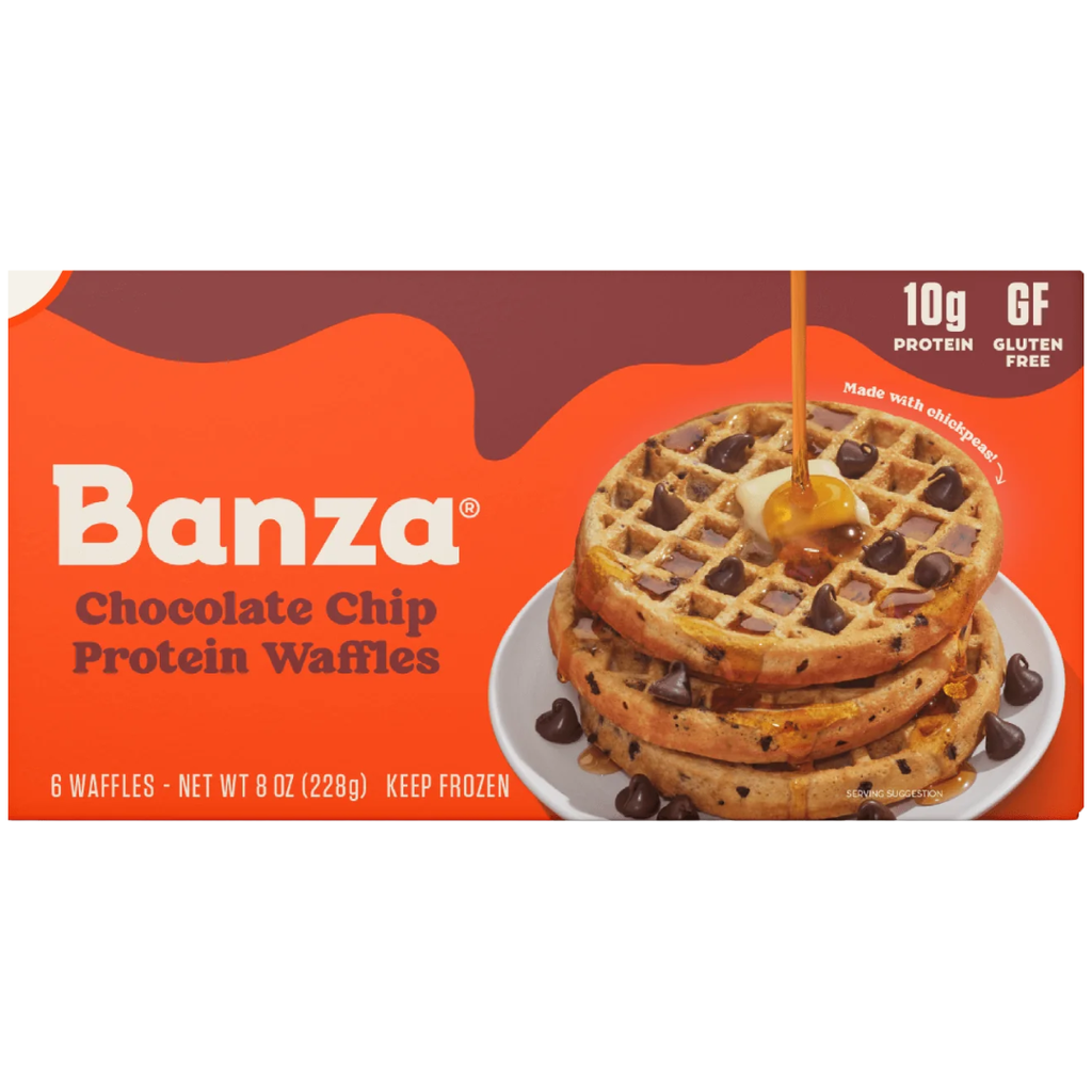 Banza Protein Waffles Chocolate Chip 8oz