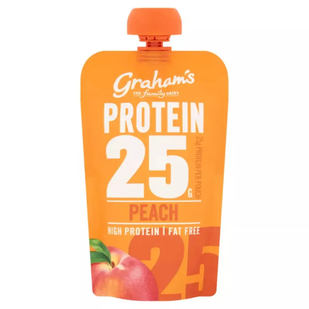 Graham's Protein 25 Pouch Peach 200g