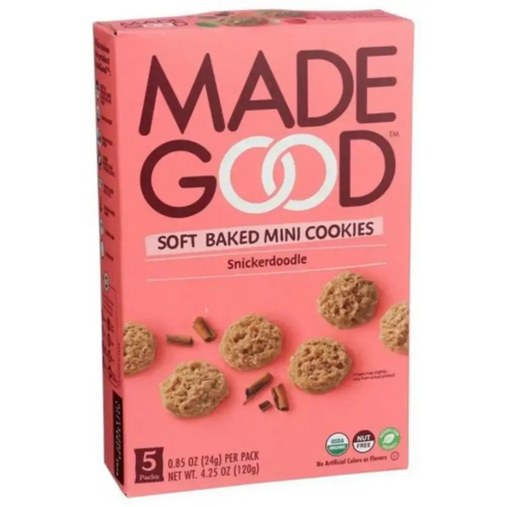 Made Good Organic Soft Baked Mini Cookies Snickerdoodle 4.25oz